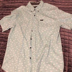 Paper Airplane Button Up